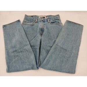 Levis 560 Comfort Fit Jeans Light Wash Blue Denim Mens 40x32 Loose Tapered 0305